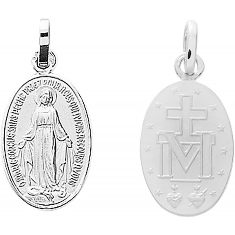 Pendentif Argent Carador médaille vierge miraculeuse
