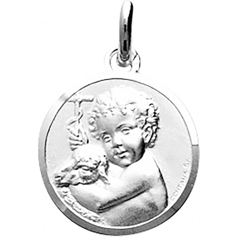 Pendentif Argent Carador - médaille ange