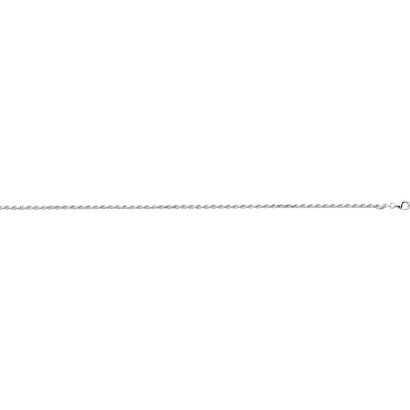 Bracelet Argent Carador - maille corde - 2.4mm