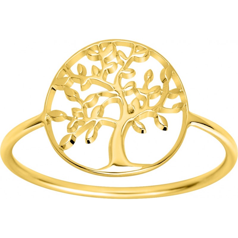Bague Carador Plaqué Or - arbre de vie
