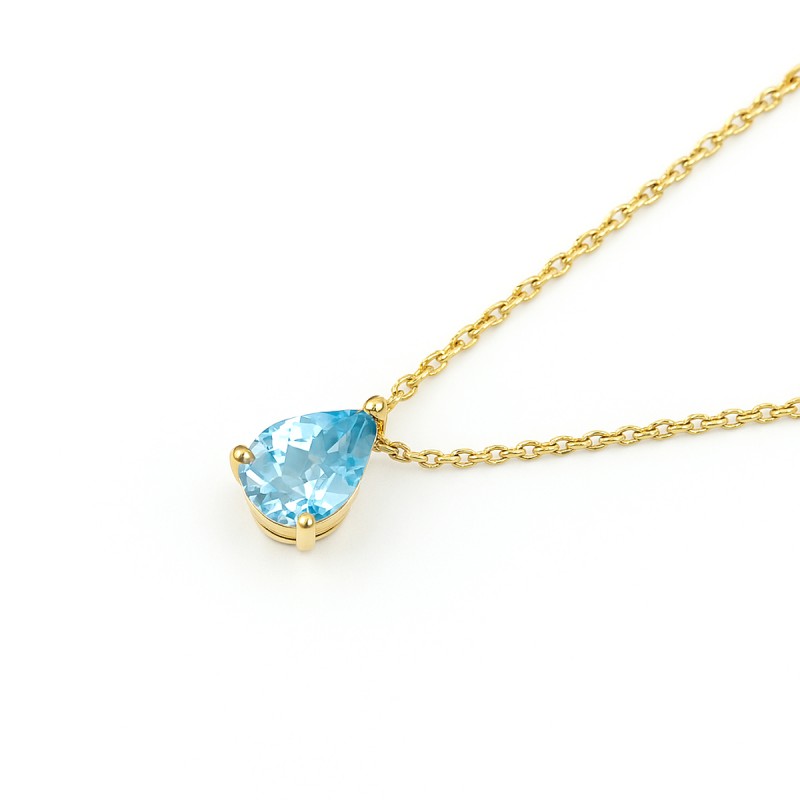 Collier Femme - Carador - En Or, avec Topaze