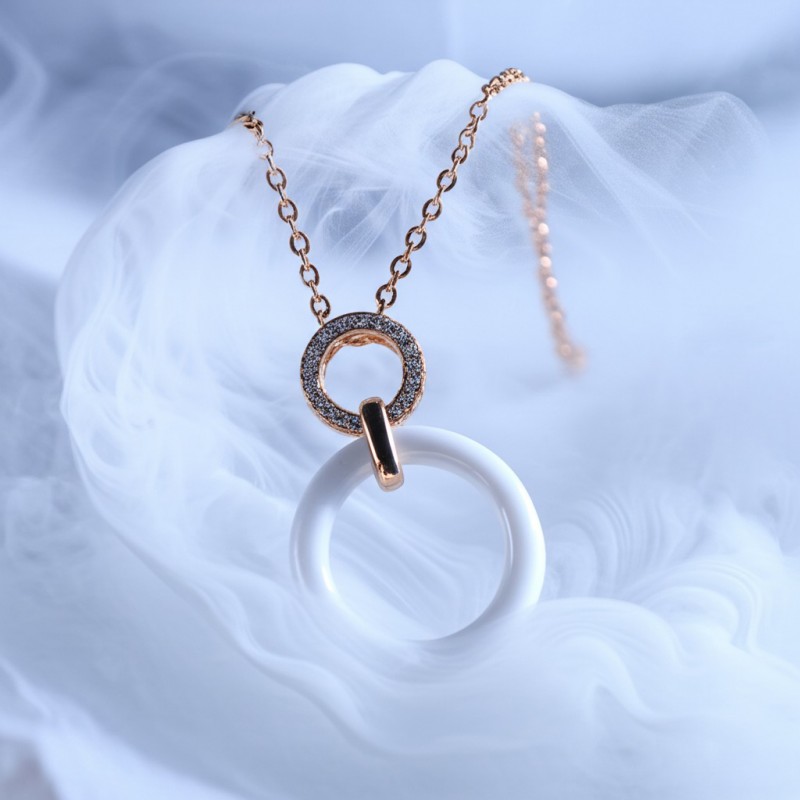 Collier Femme PHEBUS en plaqué or avec oxydes de zirconium