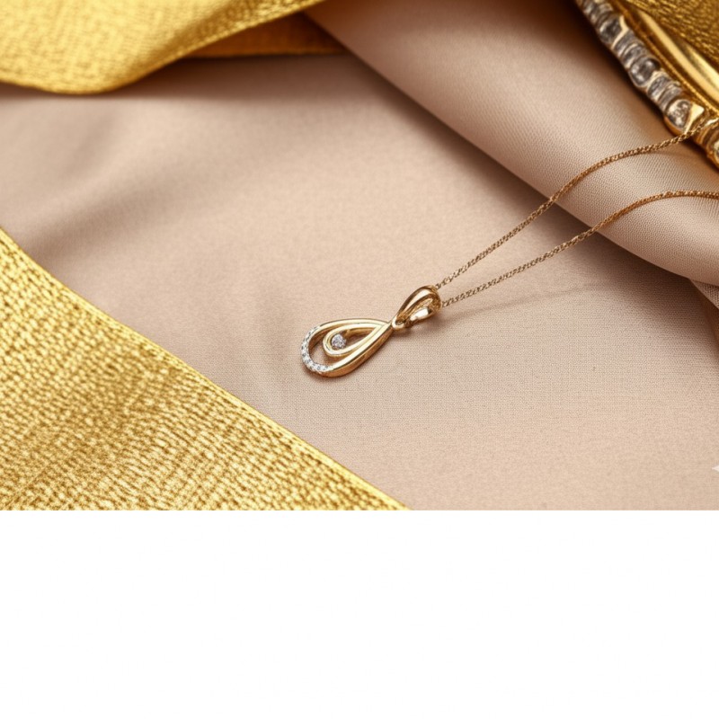 Collier bicolore en or et diamant carador