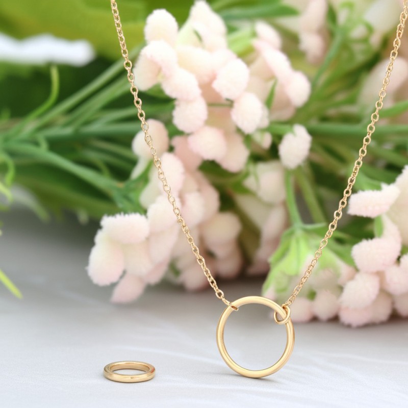 Bracelet femme Carador cercle collection graphique en or jaune 375/000 335BR