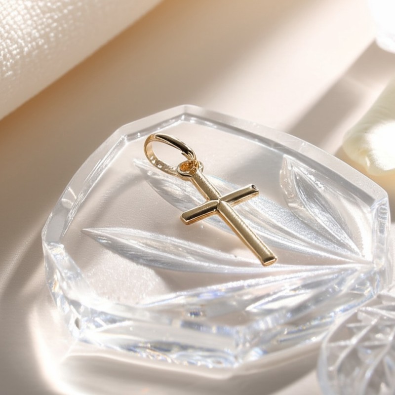 Pendentif croix - Carador - En or, jaune