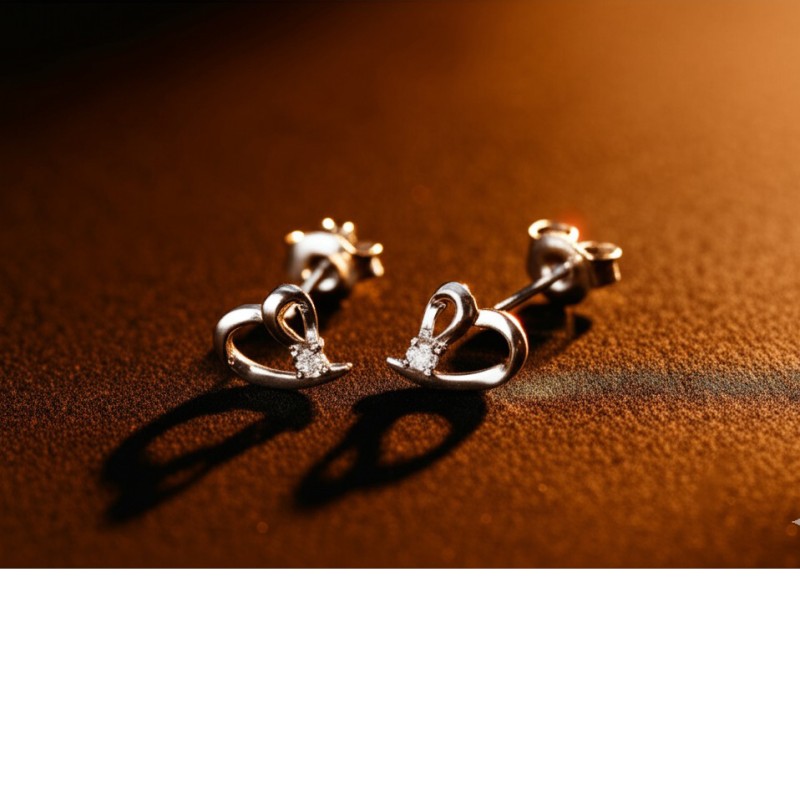 boucles d'oreilles argent femme Carador