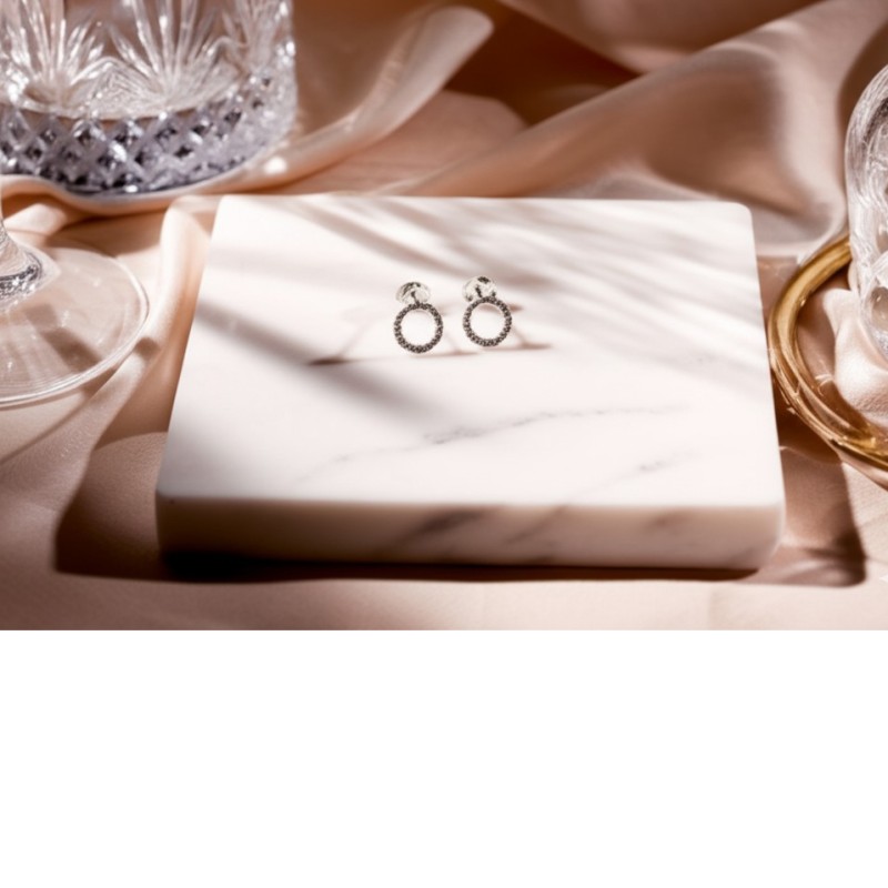 boucles d'oreilles argent femme carador