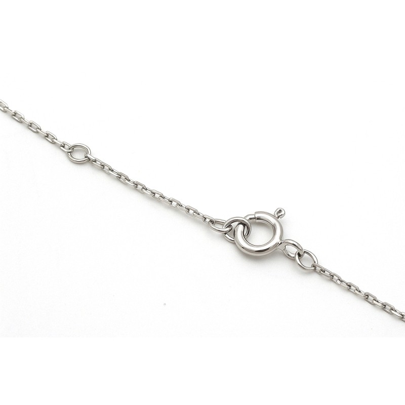 Collier Femme - Carador - En or blanc, avec oxydes de zirconium