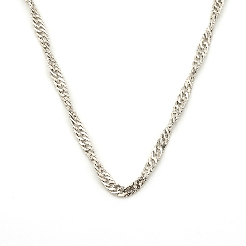 Chaîne argent - Maille singapour - Carador