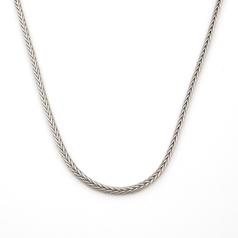 Chaîne argent - Maille Palmier - Carador