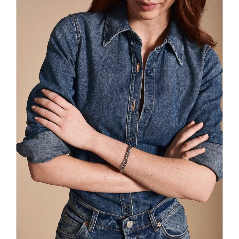 Bracelet Fossil - Ellis Core Chains - acier argenté