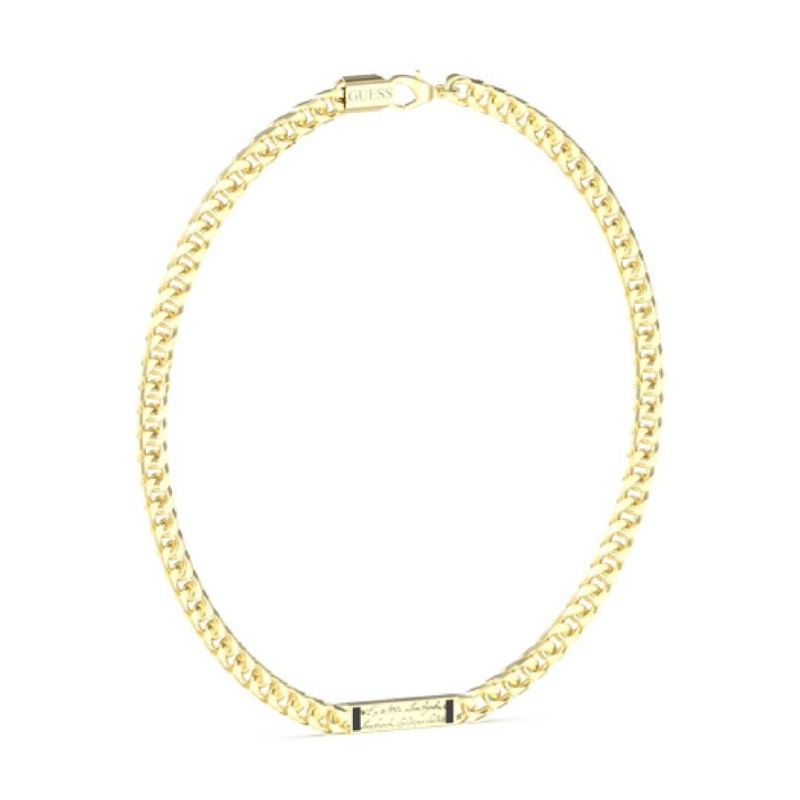 Collier Homme Guess - acier doré