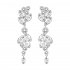 Boucles d'Oreilles SWAROVSKI DIAPASON:PE MED CRY/RHS