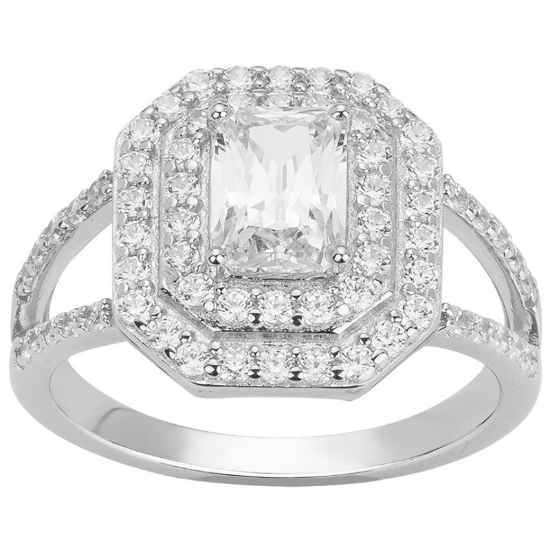 Bague Femme Carador - Argent et Oxydes de zirconium