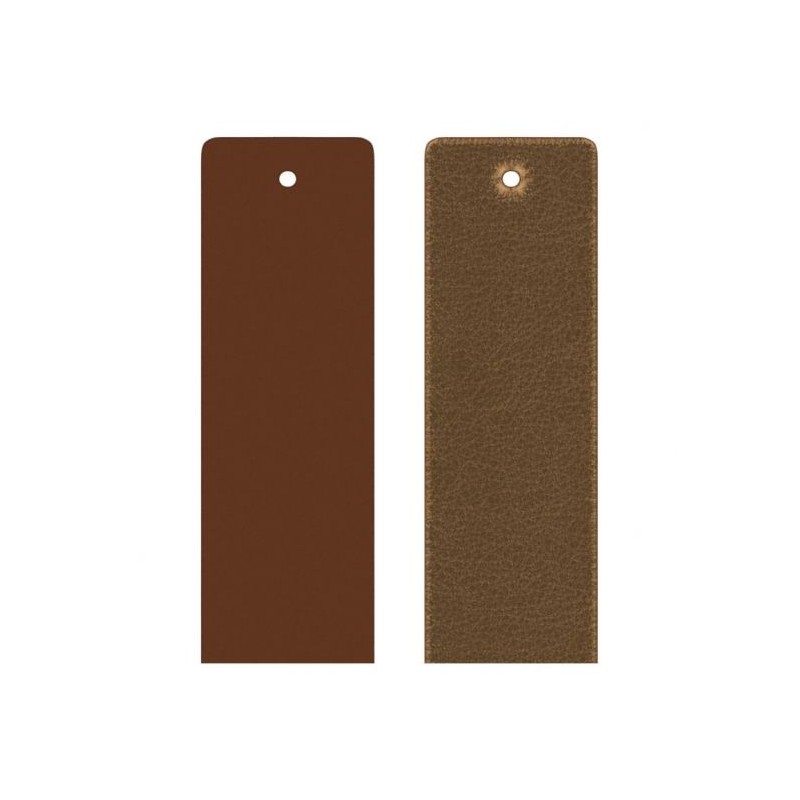 Cuir Manchette - Les Georgettes - 25 mm - Terre cuite / Bronze