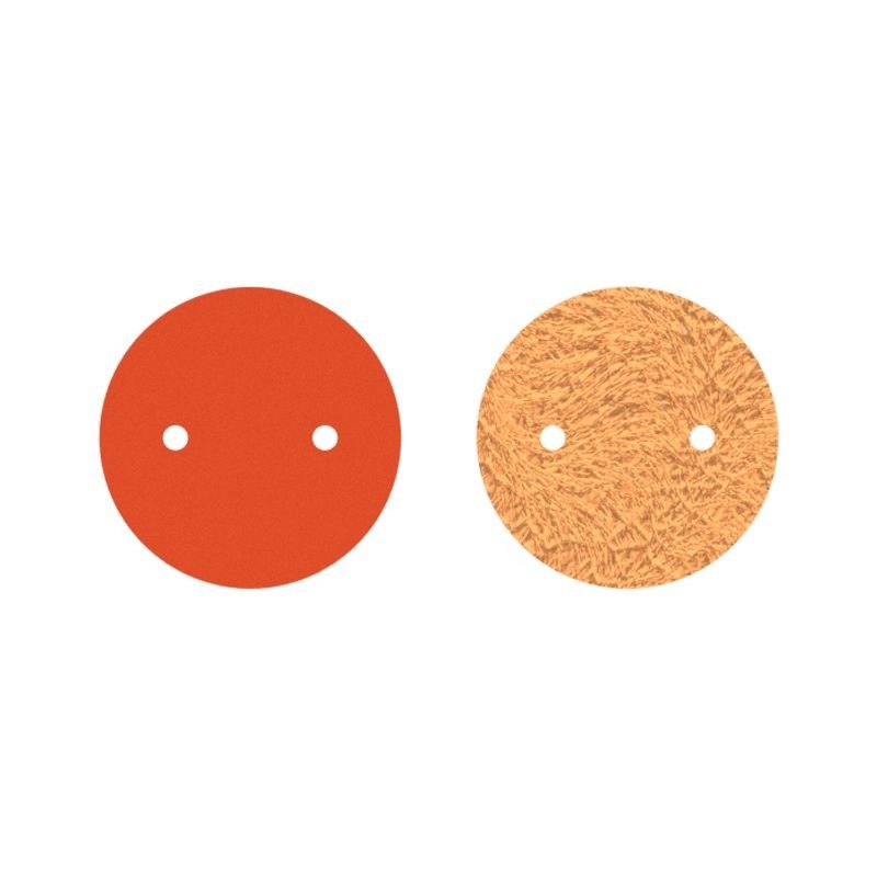 Cuir Collier - Les Georgettes -  25mm  - Mango / Cuivre