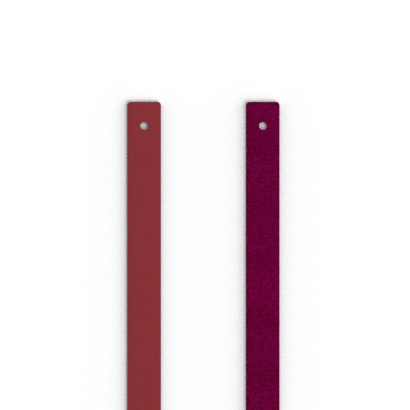 Cuir Manchette - Les Georgettes - 8 mm - Amaryllis rose / Fushia