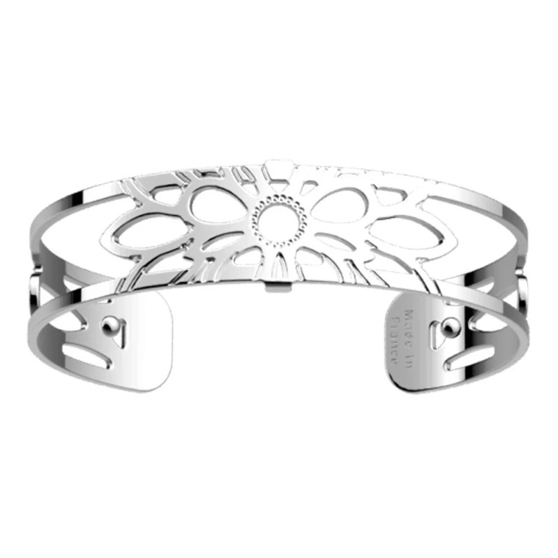 Manchette - Les Georgettes - Dahlia - Laiton argenté - 14mm