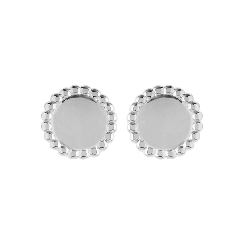 Boucles d'oreilles puces Femme - Carador - Argent