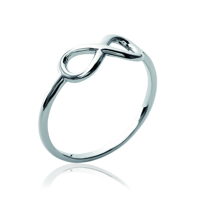 Bague Femme Carador - Argent Rhodié, motif infini
