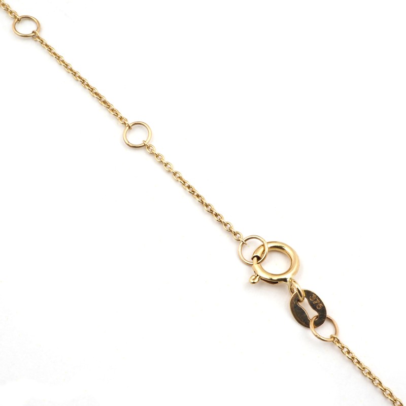 Collier Femme - Double coeurs bicolore avec Oxyde de ziconium - Carador