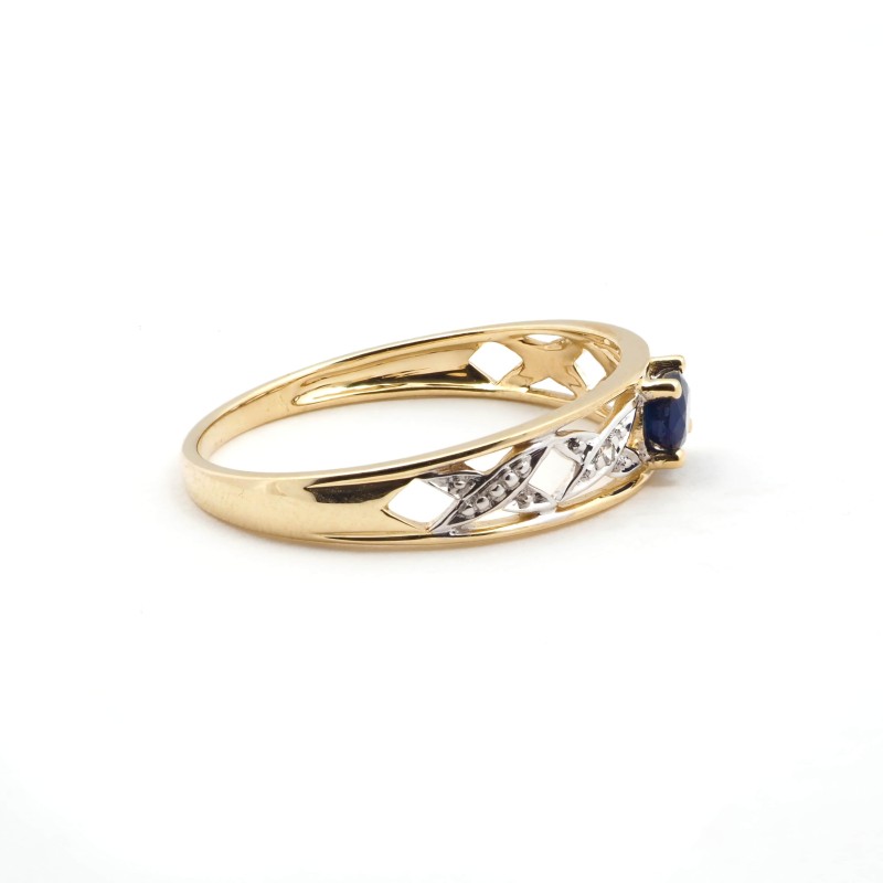 Bague femme - Carador - En Or, avec Saphir
