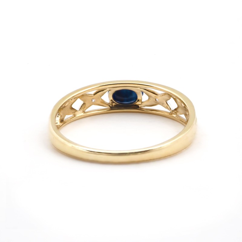 Bague femme - Carador - En Or, avec Saphir