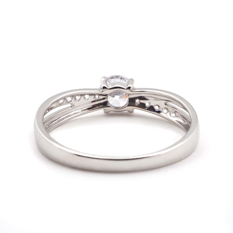 Bague Solitaire Accompagné femme - Carador - En or