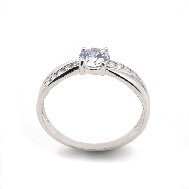 Bague Solitaire Accompagné femme - Carador - En or