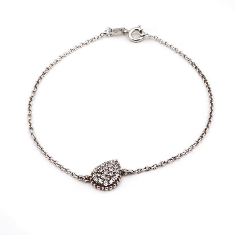 Parure collier et boucles d'oreilles - Carador - En argent