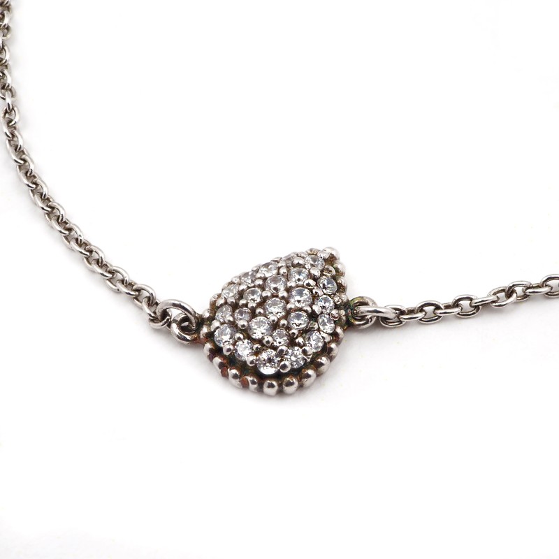 Parure collier et boucles d'oreilles - Carador - En argent