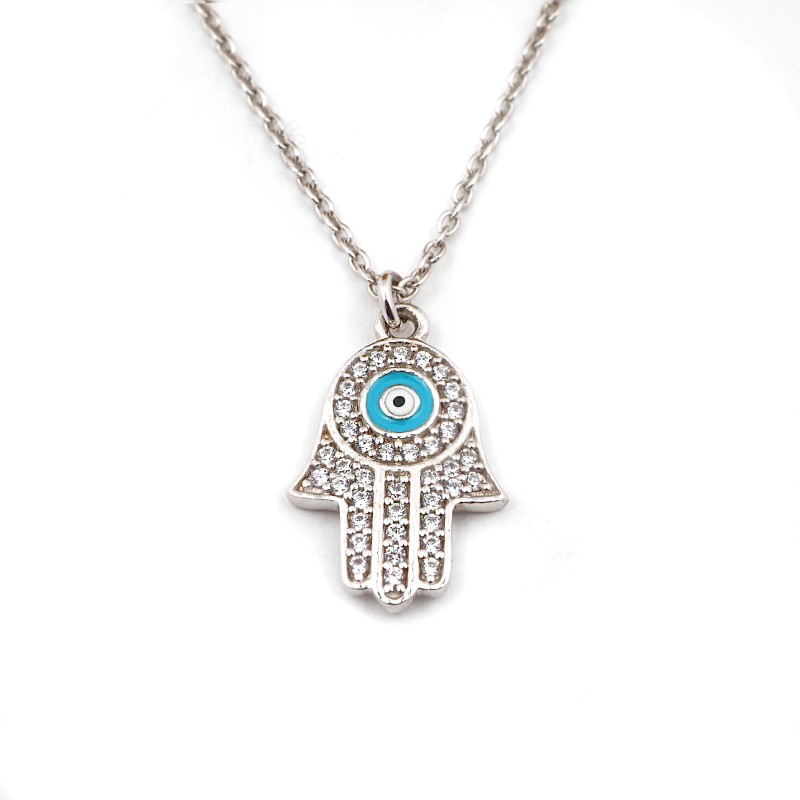 Collier Femme - Carador - En argent - Motif main de fatma