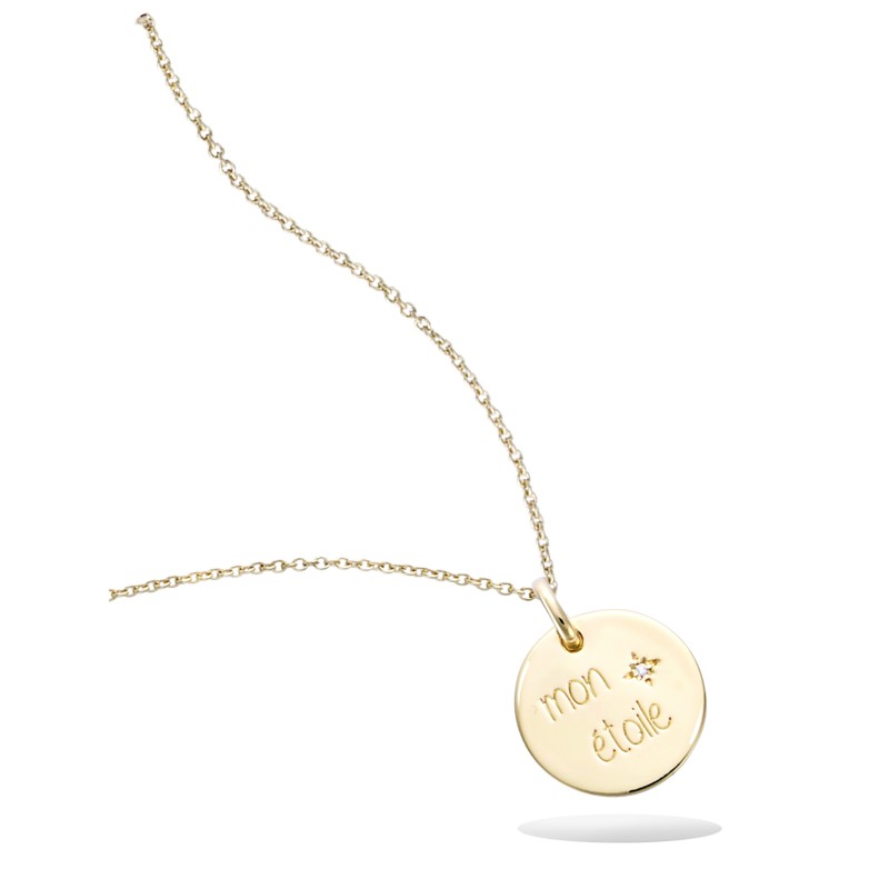 Collier Carador - Plaqué Or Femme - "Mon étoile"
