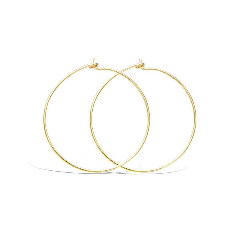 Boucles d'oreilles Créoles - Carador - Plaqué or - Femme