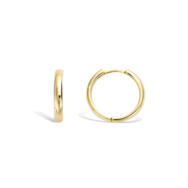 Boucles d'oreilles Créoles - Carador - Plaqué or - Femme