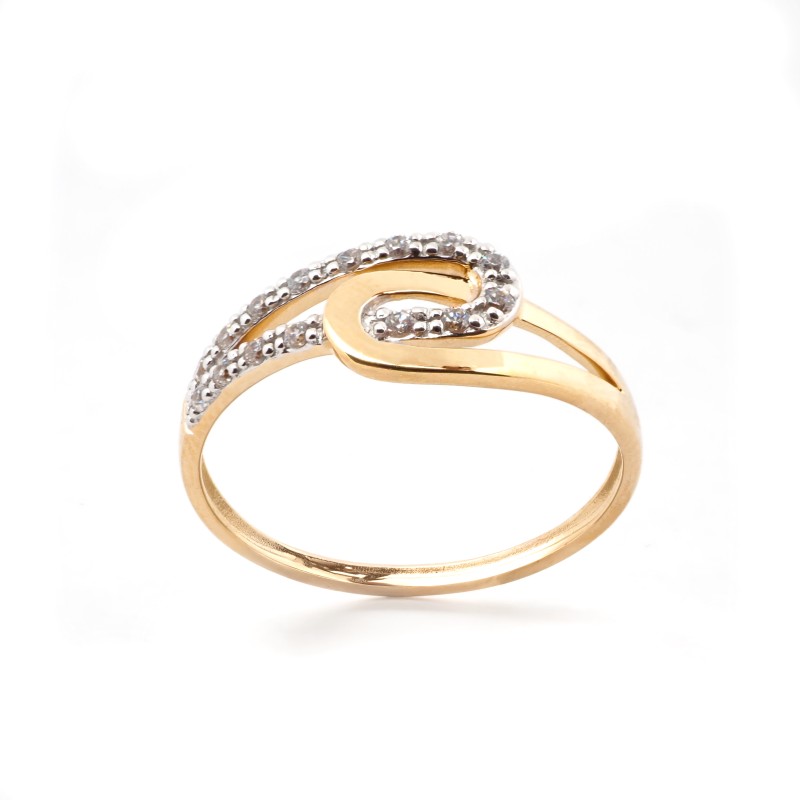 Bague Femme - Carador - Or Jaune 750/000 - Oxydes de zirconium