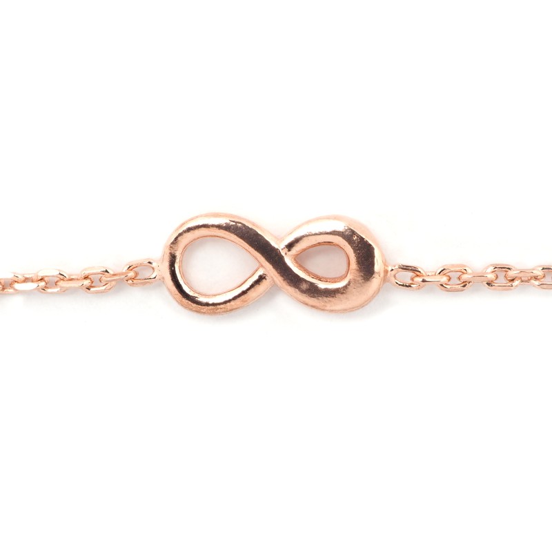 Bracelet Carador - Argent rosé - Cœur et Infini