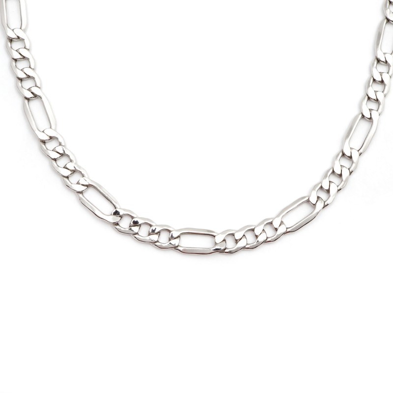 Chaine Argent Carador - Maille alternée 1/3