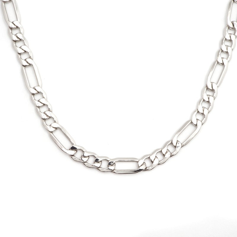 Chaine Argent Carador - Maille alternée 1/3