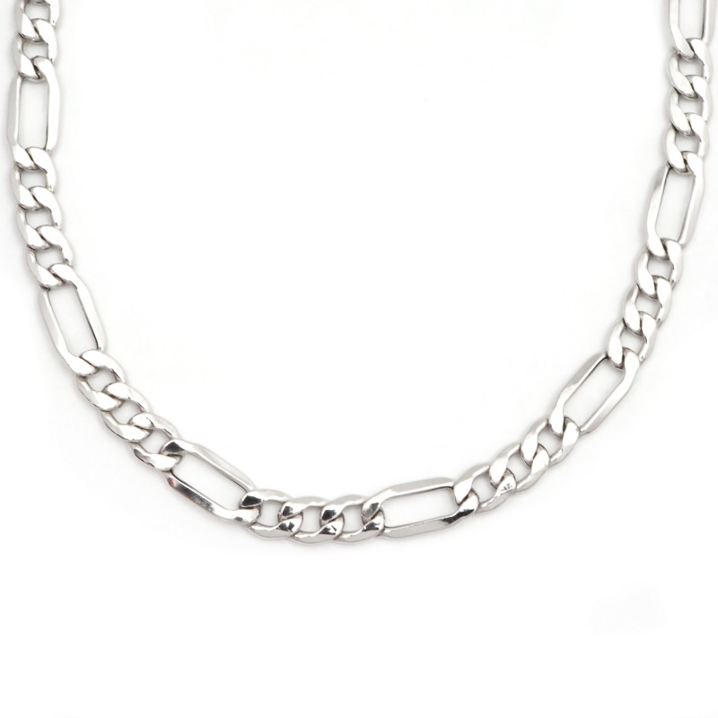 Chaine Argent Carador - Maille alternée 1/3