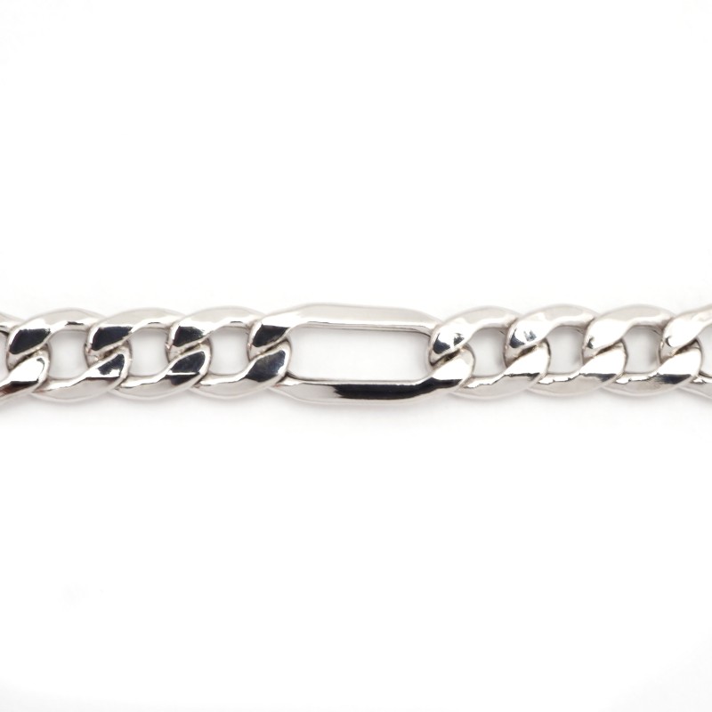 Chaine Argent Carador - Maille alternée 1/3