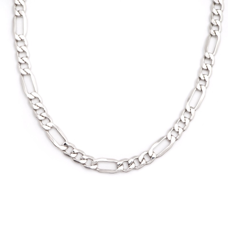 Chaine Argent Carador - Maille alternée 1/3