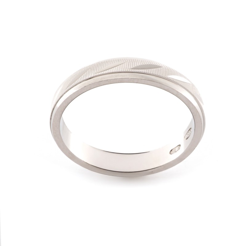 Bague femme Carador anneau ciselé argent 925/000