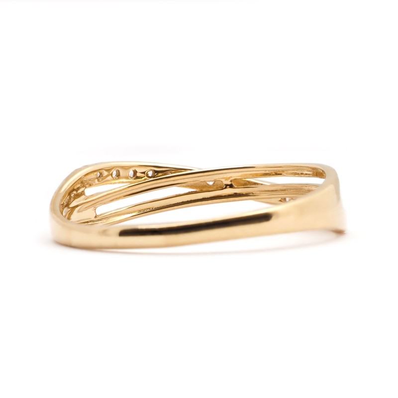 Bague Femme - Carador - Or Jaune 750/000 - Oxydes de zirconium