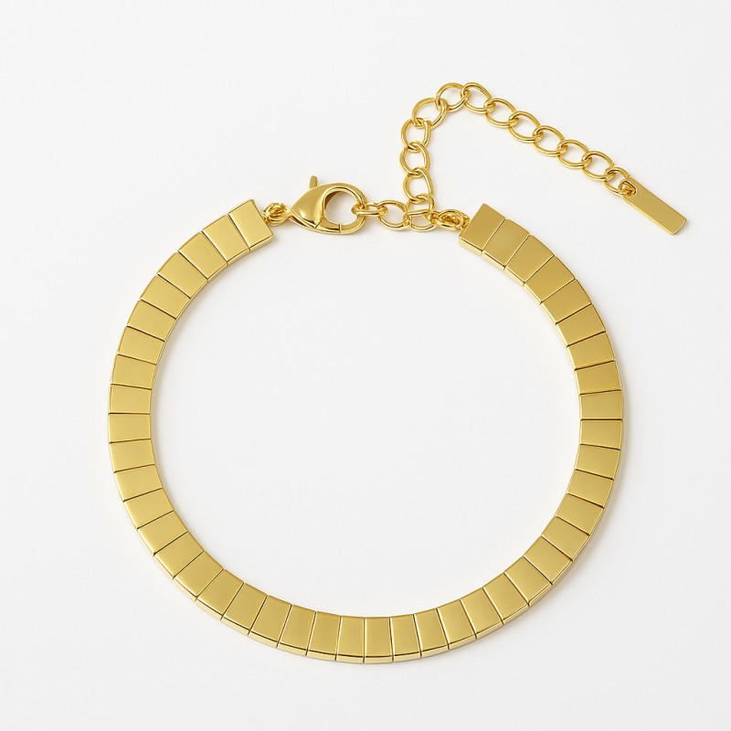 Bracelet Amporelle Acier doré - Rigide