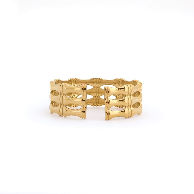 Bague Ajustable Amporelle Acier doré