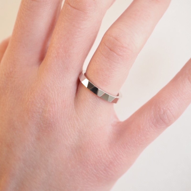 Bague Carador type Alliance femme en argent