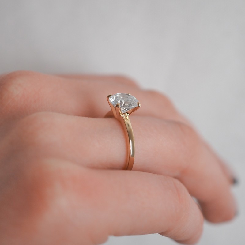 Solitaire Carador Plaqué or Jaune