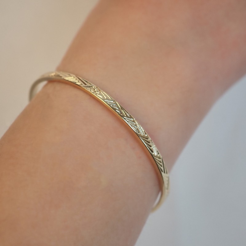 Bracelet Manchette fantaisie - Carador - Plaqué Or - Femme