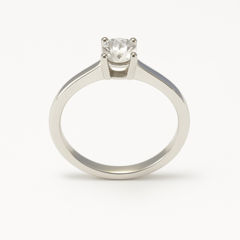 Bague carador femme solitaire oxyde de zirconium